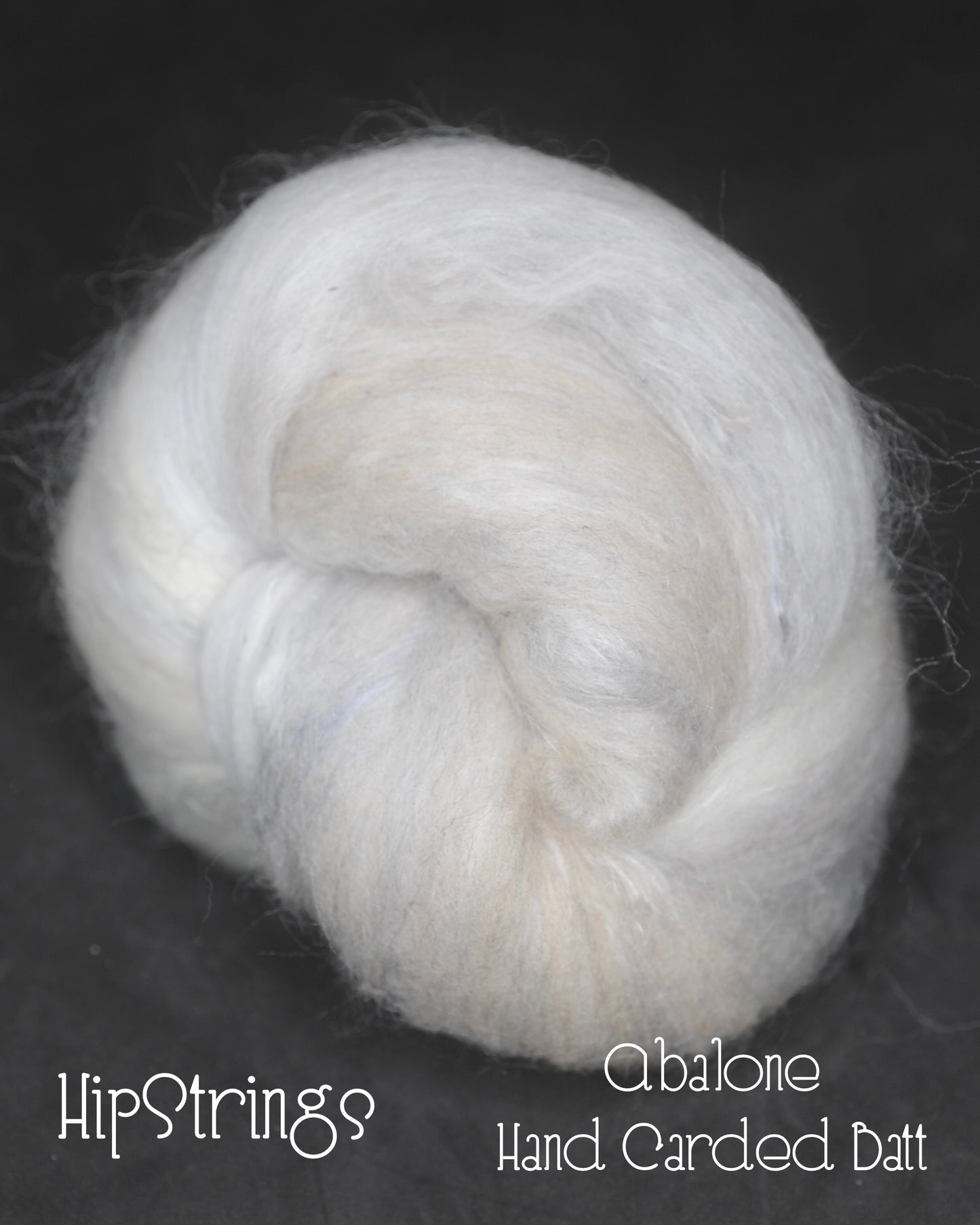 Abalone Hand Carded Batts - Merino Shetland Tencel Silk 2 oz