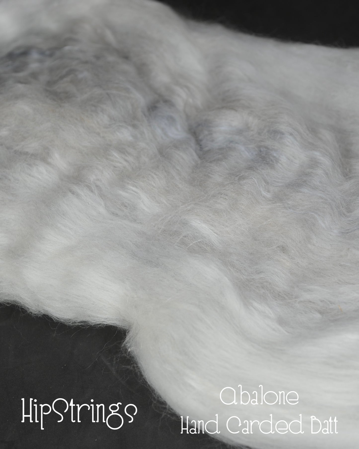 Abalone Hand Carded Batts - Merino Shetland Tencel Silk 2 oz