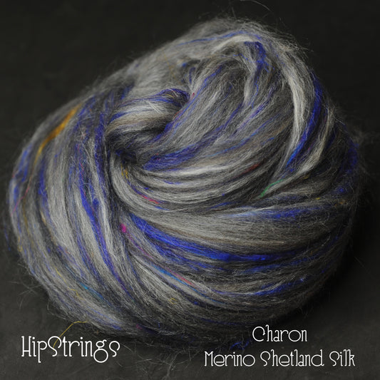 Charon Merino Shetland Silk Signature Blend Combed Top - 4 oz