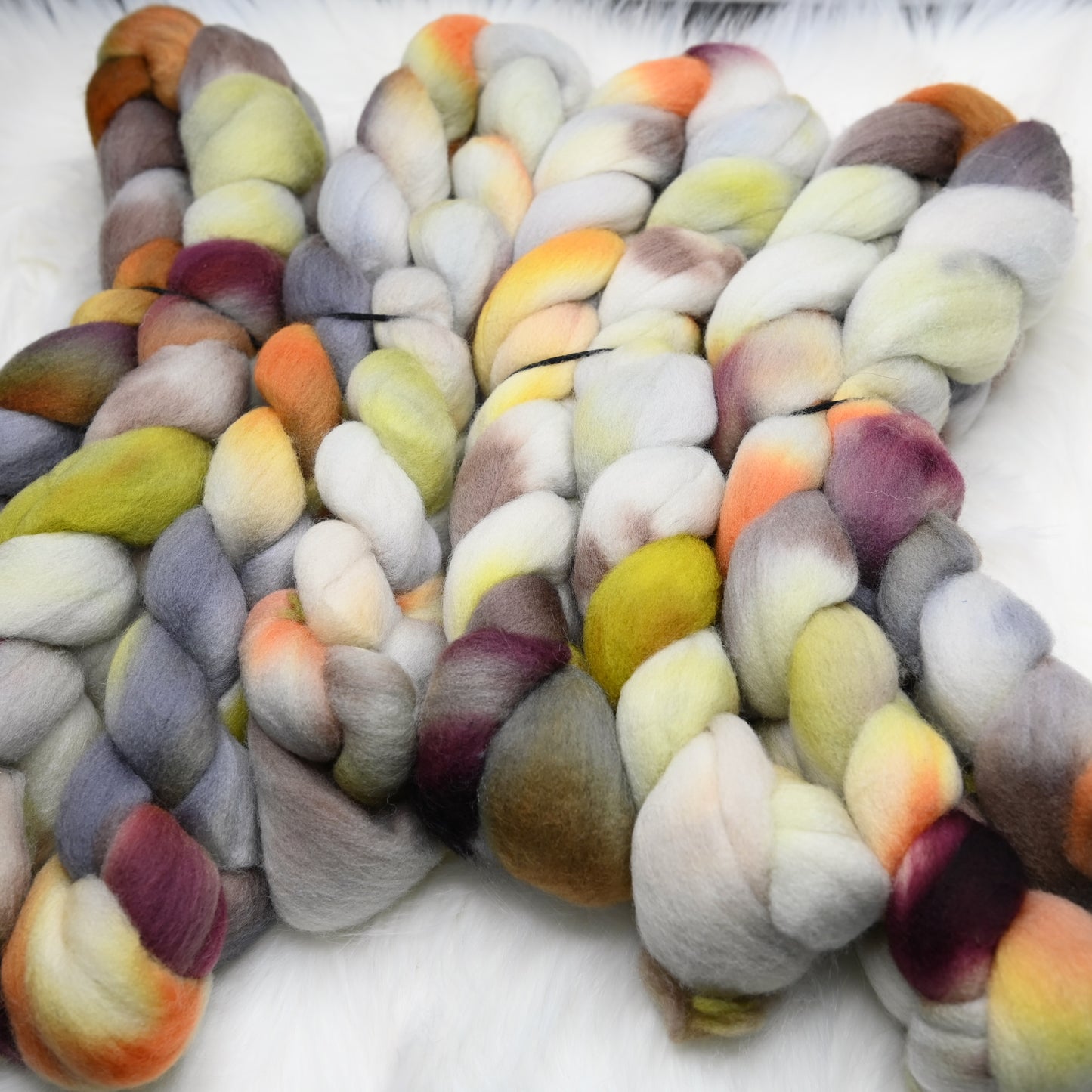 Haunted on Hand Dyed Cormo Wool Combed Top - 4 oz