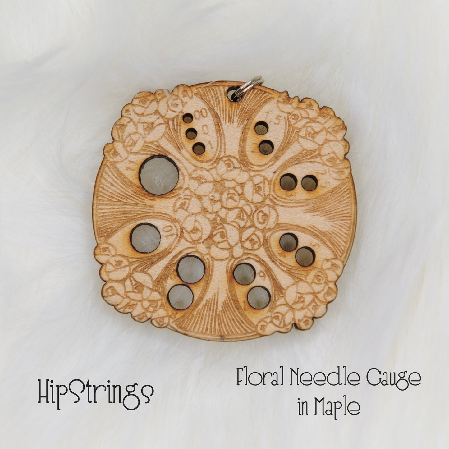 Floral Needle Gauge - Assorted Acrylics and Woods