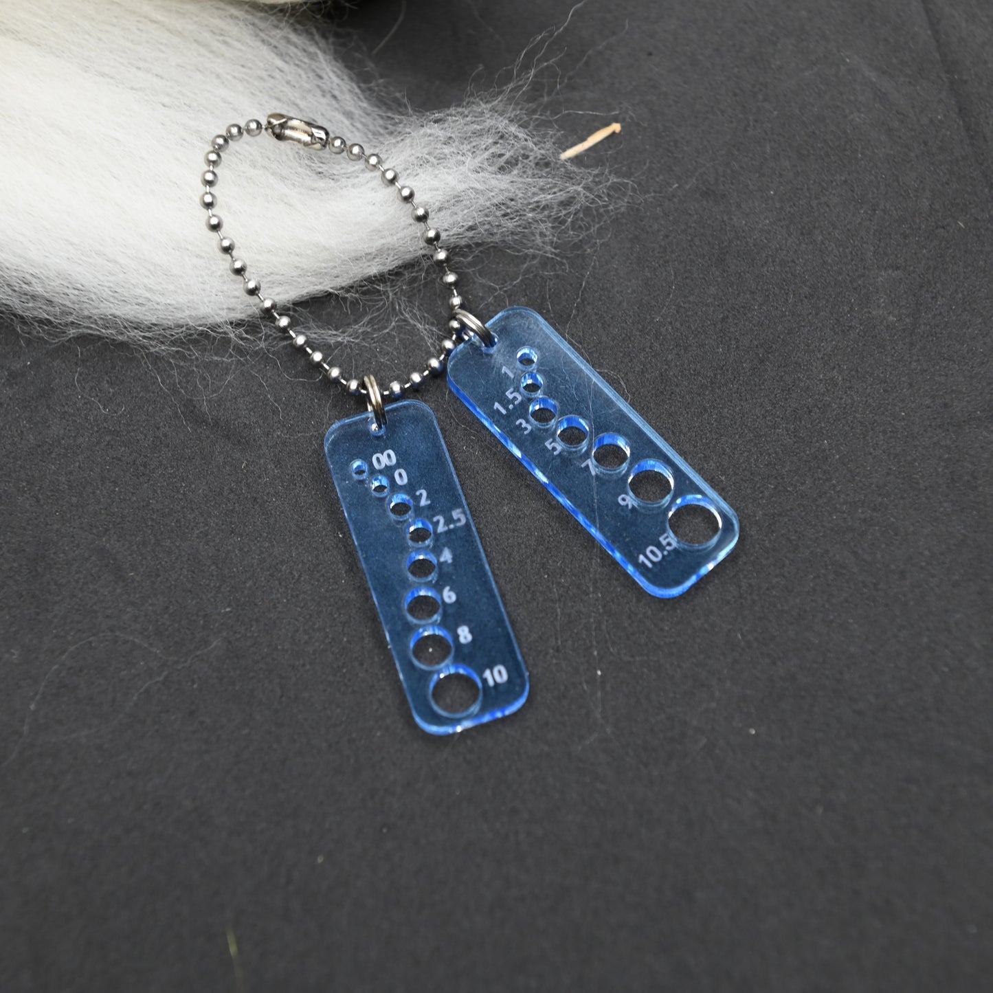 Needle Gauge Tags - Acrylic and Wood