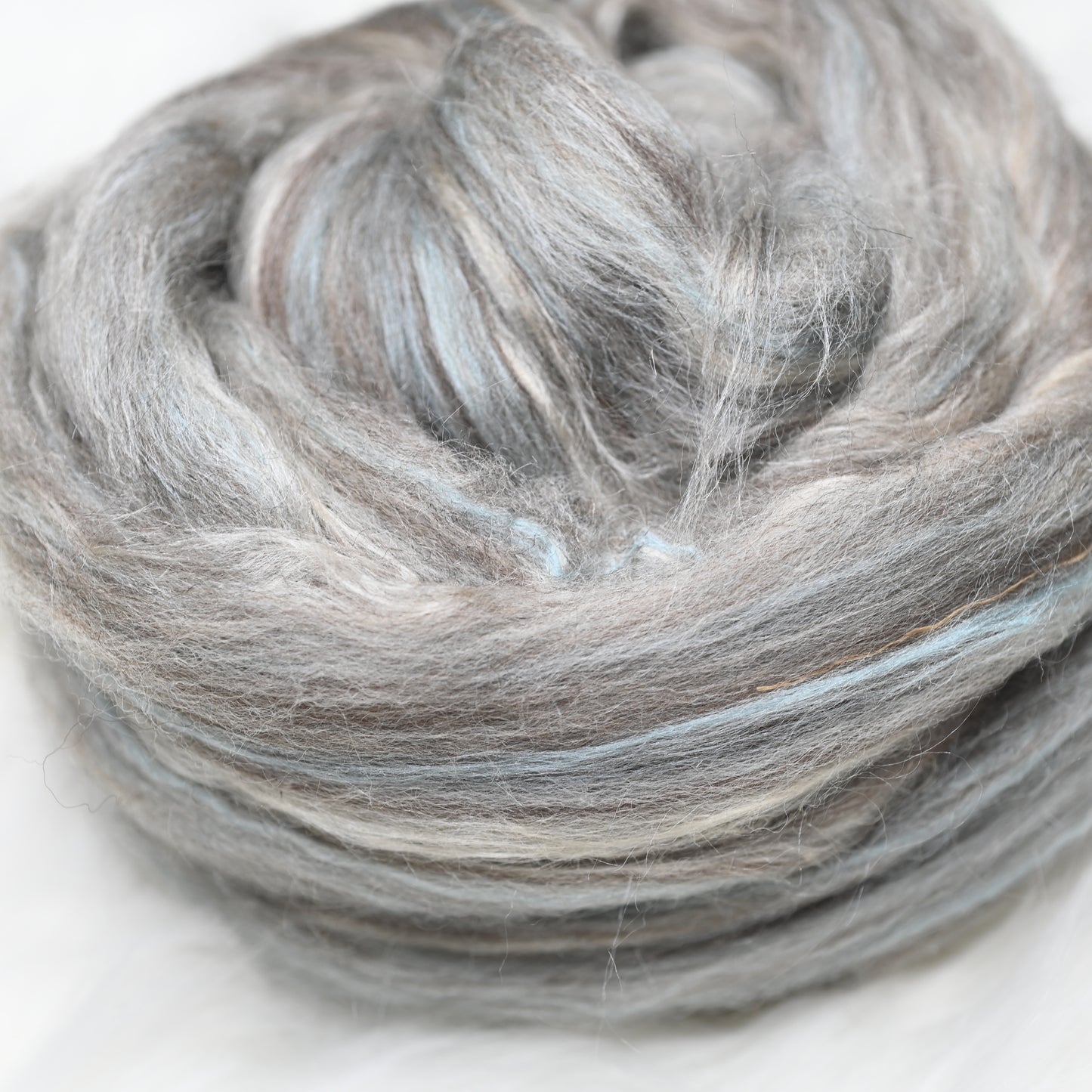 Lichen BFL Shetland Silk Signature Blend Combed Top - 4 oz