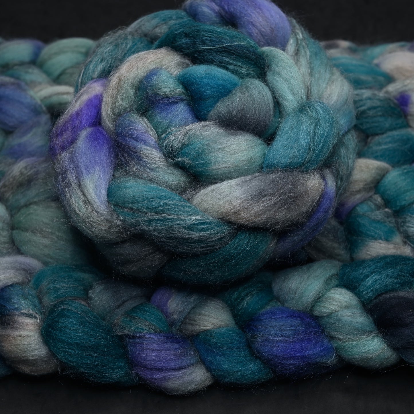 Not One of the Cool Kids on Hand Dyed Merino Yak Silk Combed Top - 4 oz