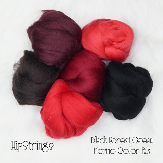 Black Forest Gateau Merino Wool Color Pak - 6 oz