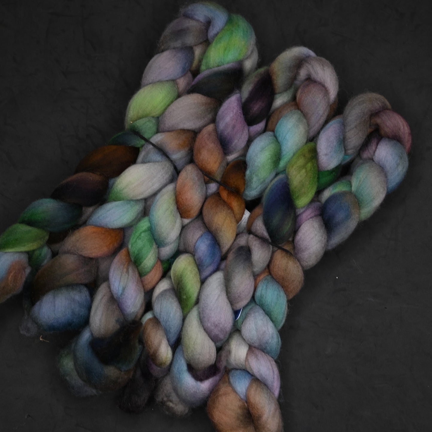 Crab Mentality on Hand Dyed Merino Wool Combed Top - 4 oz