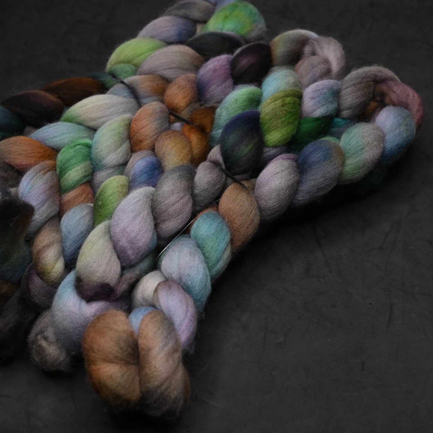 Crab Mentality on Hand Dyed Merino Wool Combed Top - 4 oz
