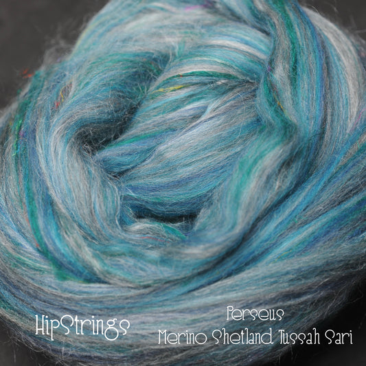 Perseus Merino Shetland Silk Signature Blend Combed Top - 4 oz