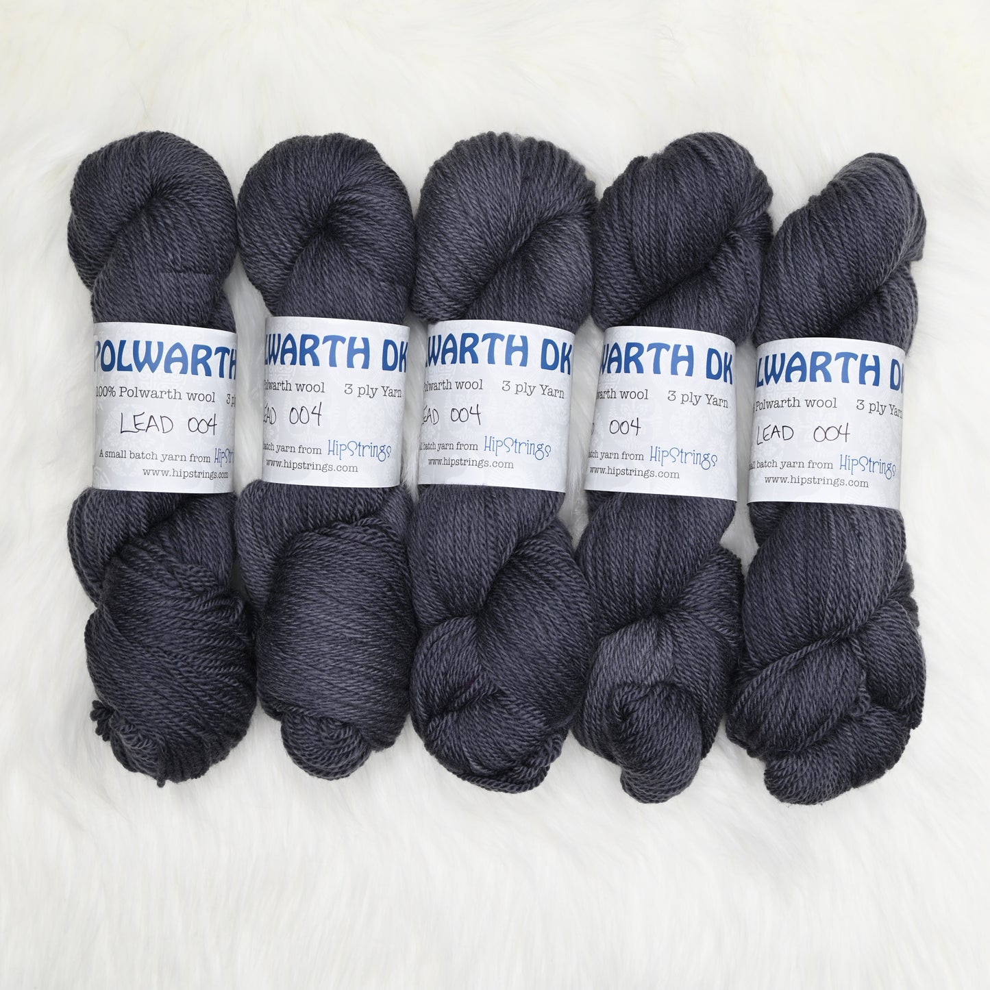 Lead (Pb) on Polwarth DK wool yarn - 100 g