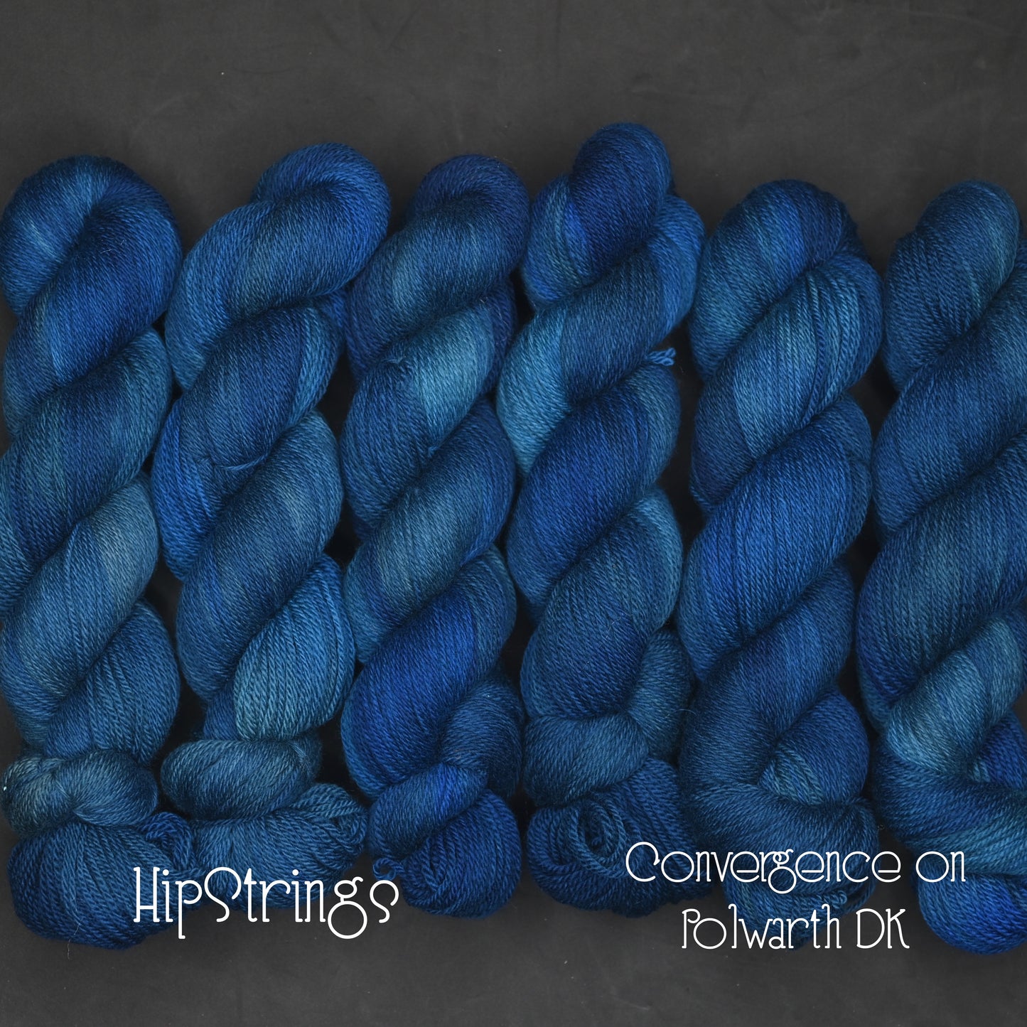 Convergence on Hand Dyed Polwarth wool DK yarn - 300 yd