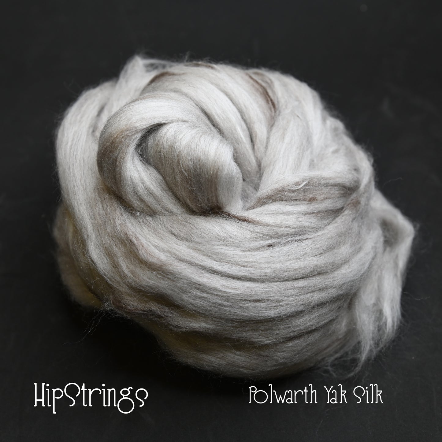 Polwarth Yak Silk Combed Top - 4 oz