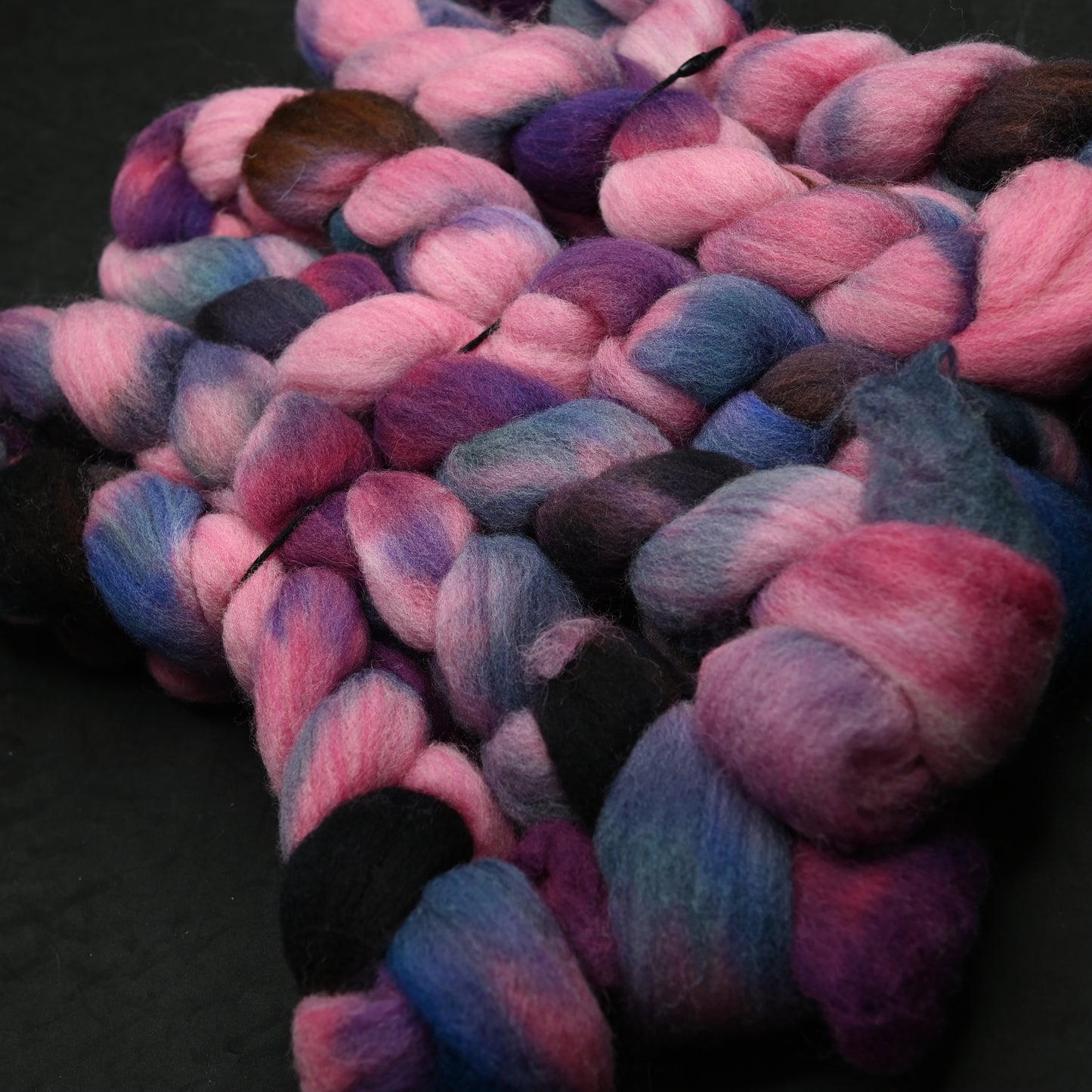 Advanced Marriage Counseling - Hand Dyed Southdown/Dorset Horn/Bio-Nylon Combed Top - 4 oz