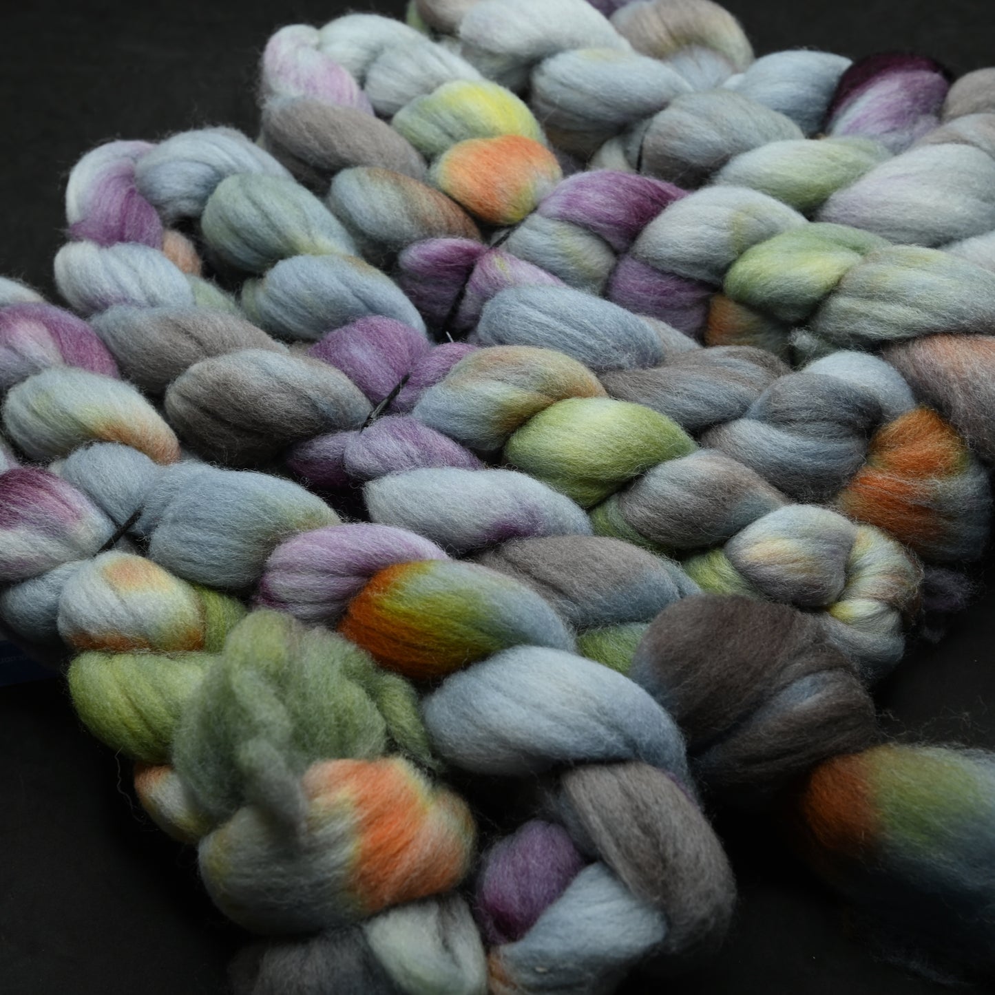 Haunted on Hand Dyed Southdown/Dorset Horn/Bio-Nylon Combed Top - 4 oz