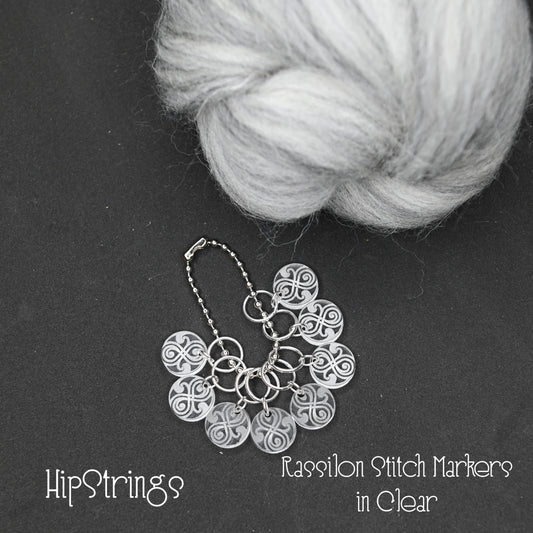 Rassilon Snagless Stitch Markers - Set of 8