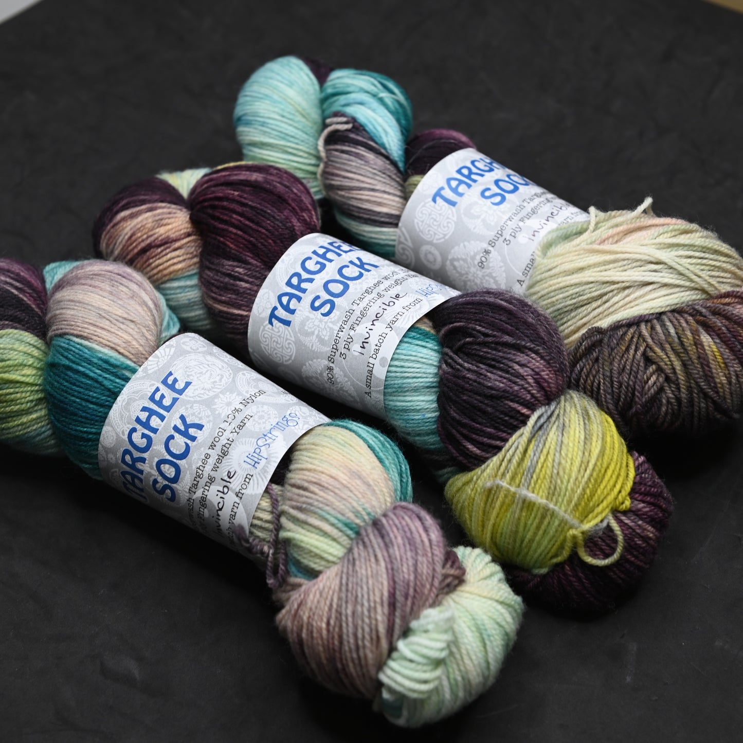 Invincible on Hand Dyed SW Targhee Nylon Sock Yarn - 465 yd/115g
