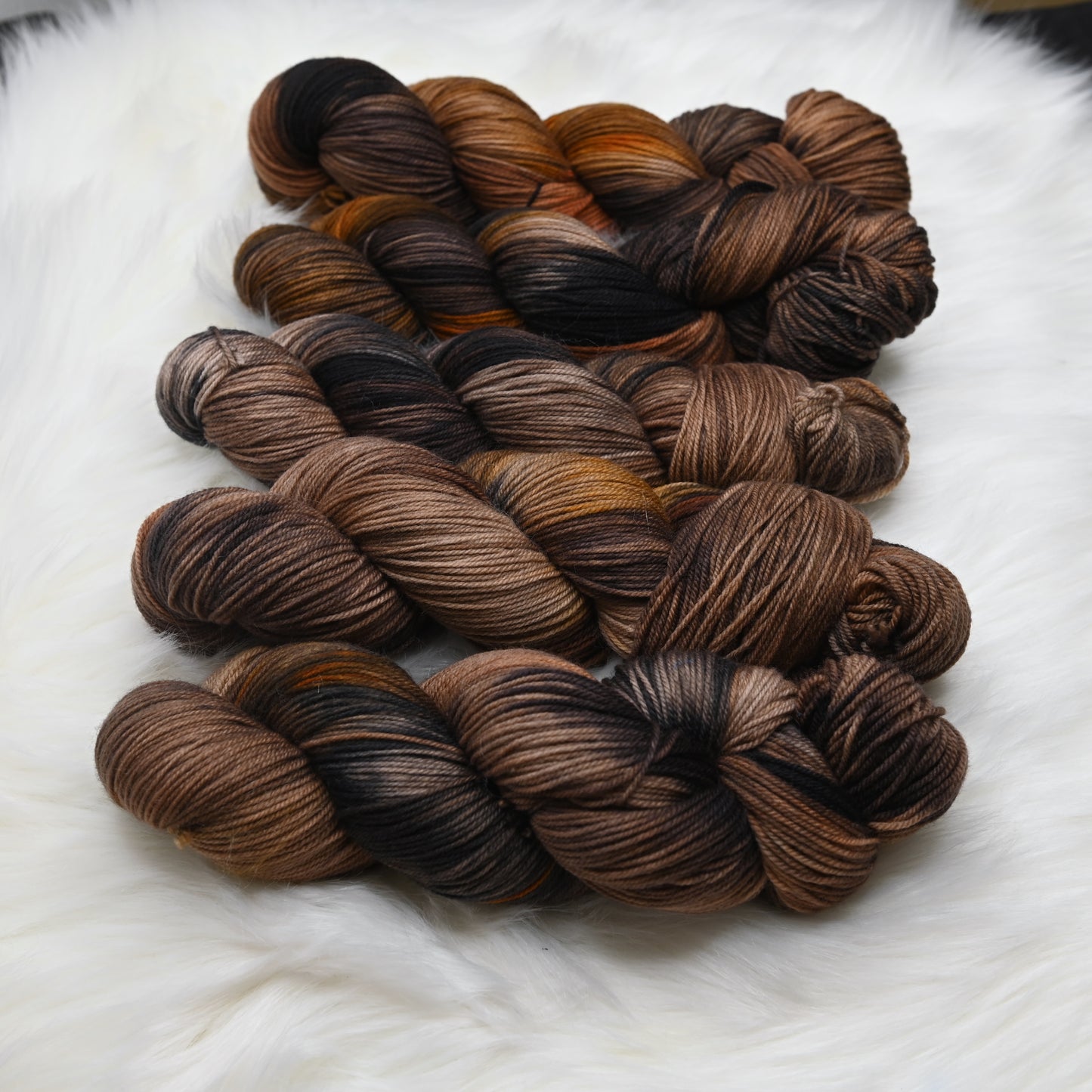 Playground on Hand Dyed SW Targhee Wool Nylon Sock Yarn - 465 yd