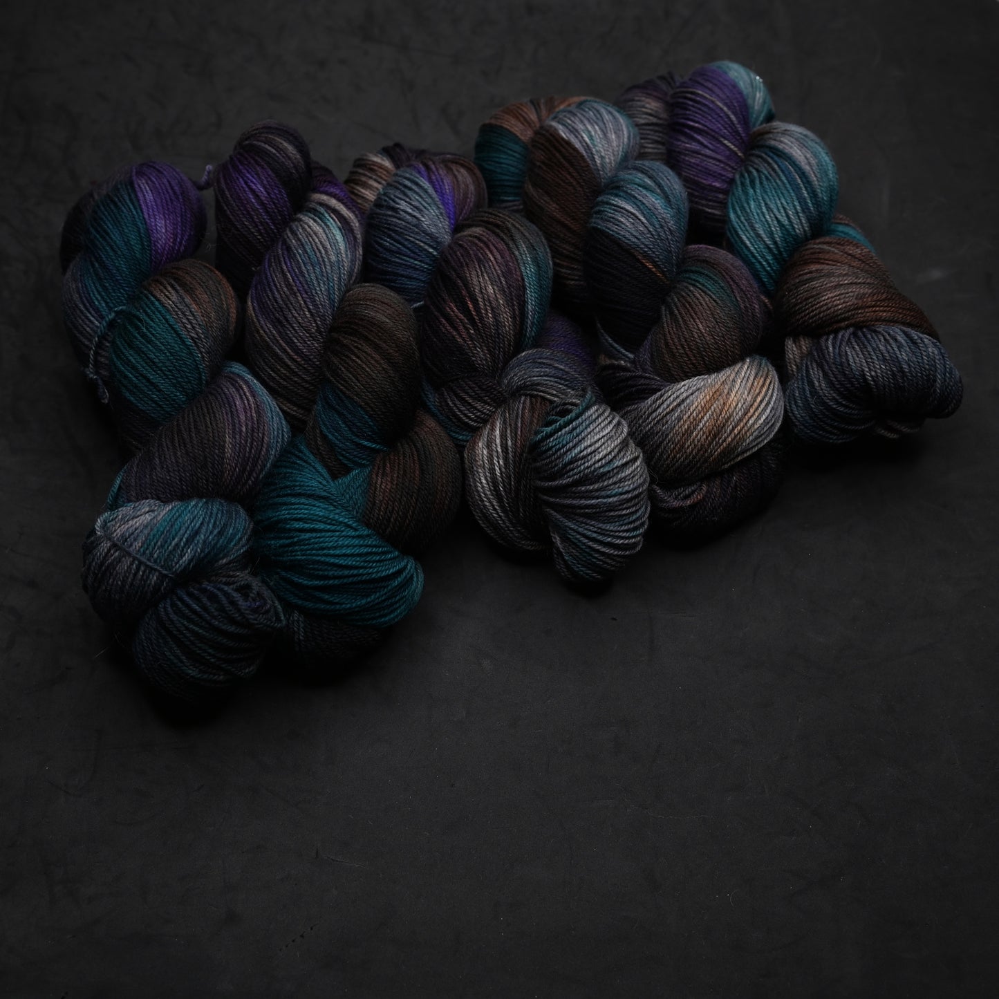 Restructuring on Hand Dyed SW Targhee Wool Nylon Sock Yarn - 115g