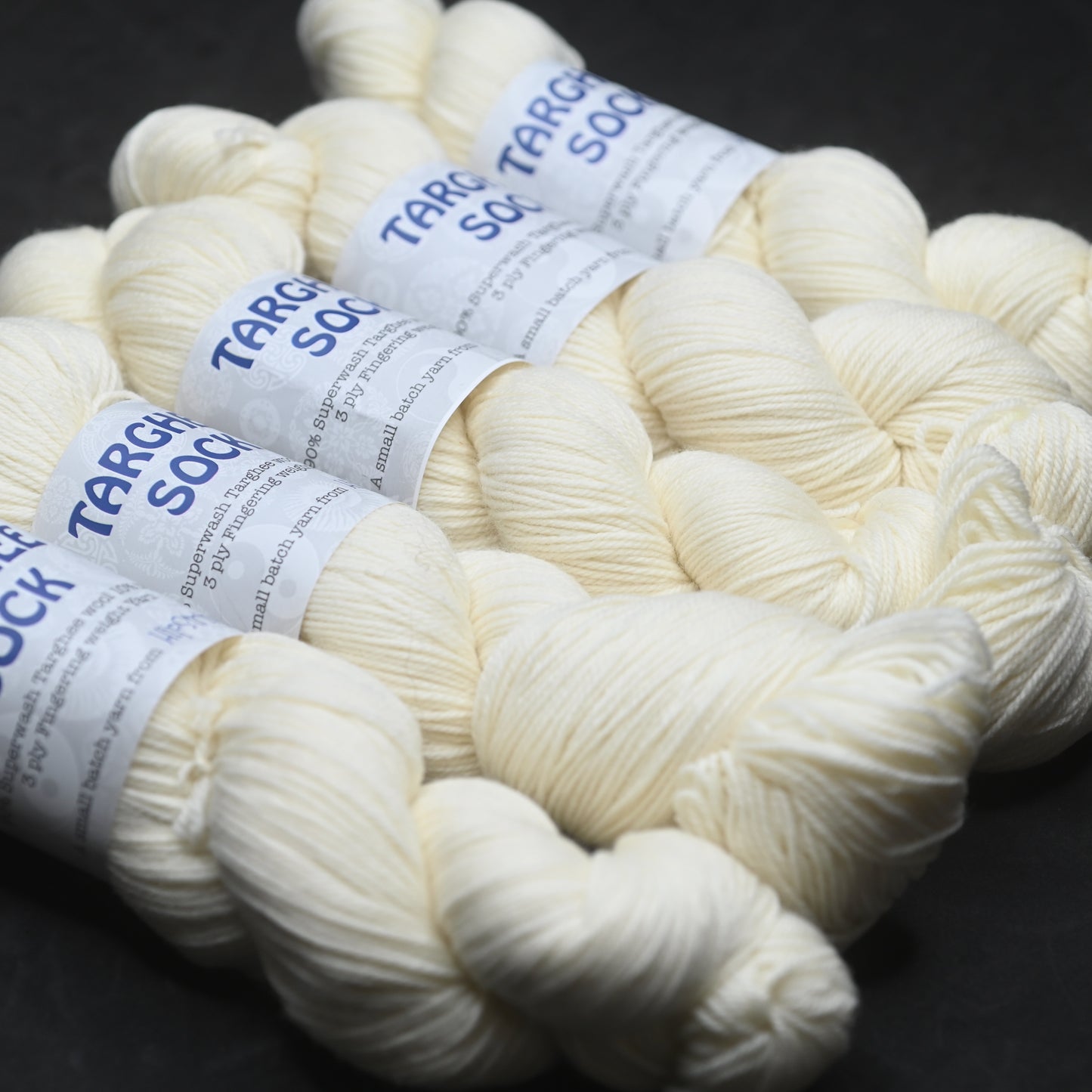 Undyed SW Targhee Wool Nylon Sock Yarn - 400 yd/100g