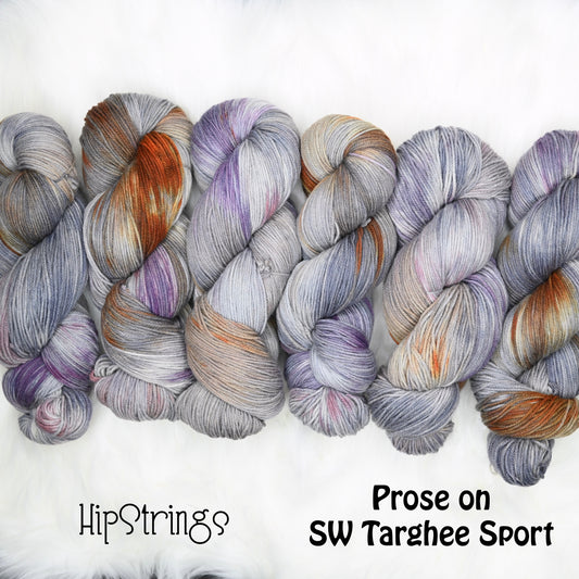 Prose on Hand Dyed Targhee Wool Sport Yarn - 300 yd/100 g