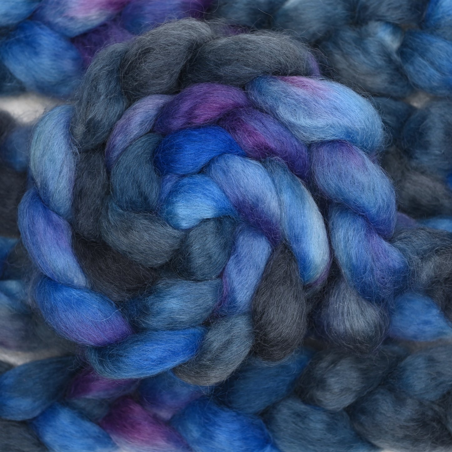 Decommissioned on Hand Dyed Wensleydale Wool Combed Top - 4 oz