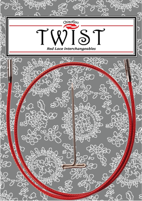 Chiaogoo TWIST Red and Blue Flex Interchangeable Cables