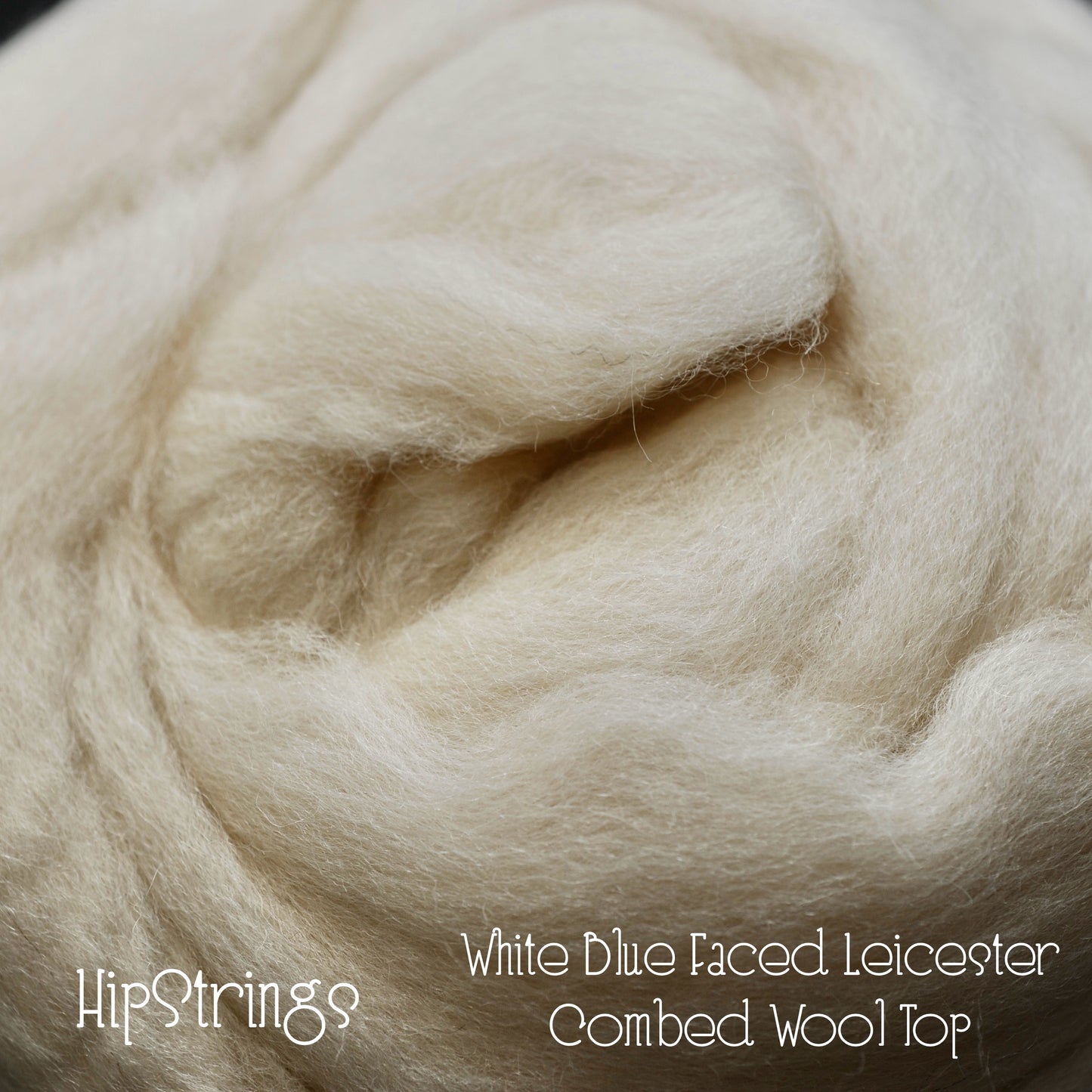 Natural Shades of Blue Faced Leicester Combed Wool Top 4 oz