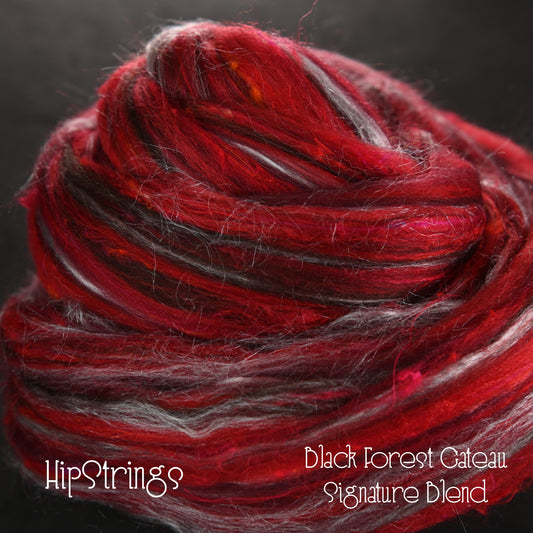 Black Forest Gateau Merino Shetland Silk Signature Blend - 4 oz