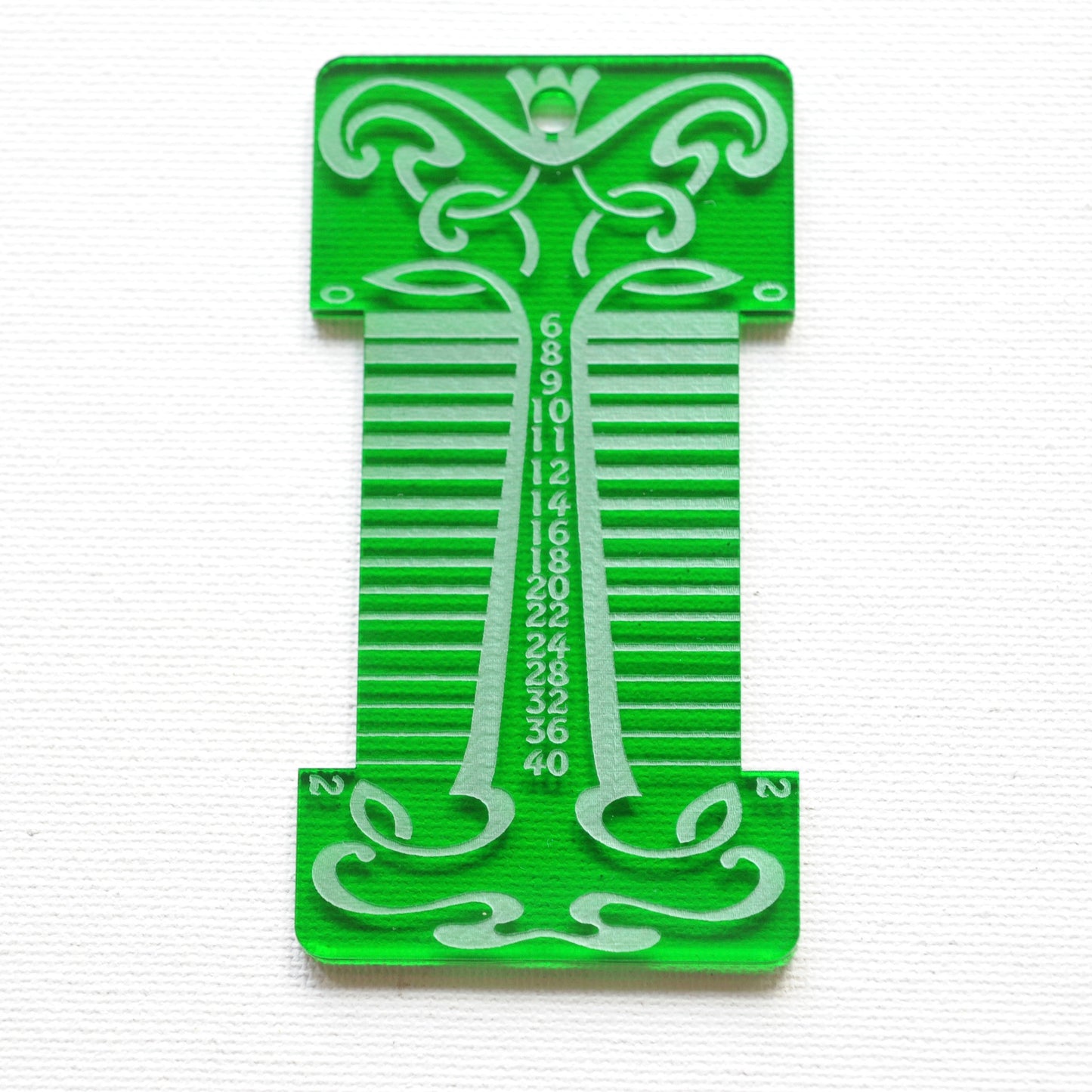 Precise Spinner's Control Card - Assorted Acrylic and Woods