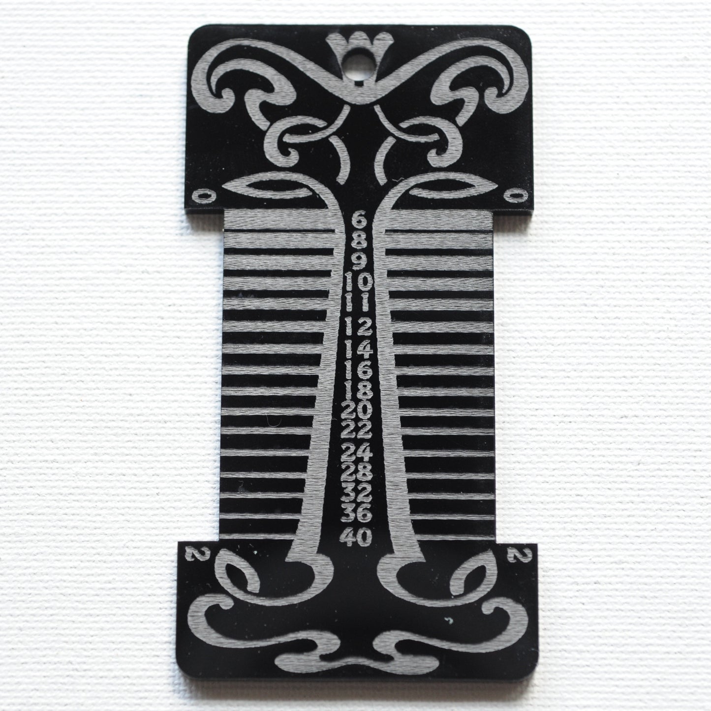 Precise Spinner's Control Card - Assorted Acrylic and Woods