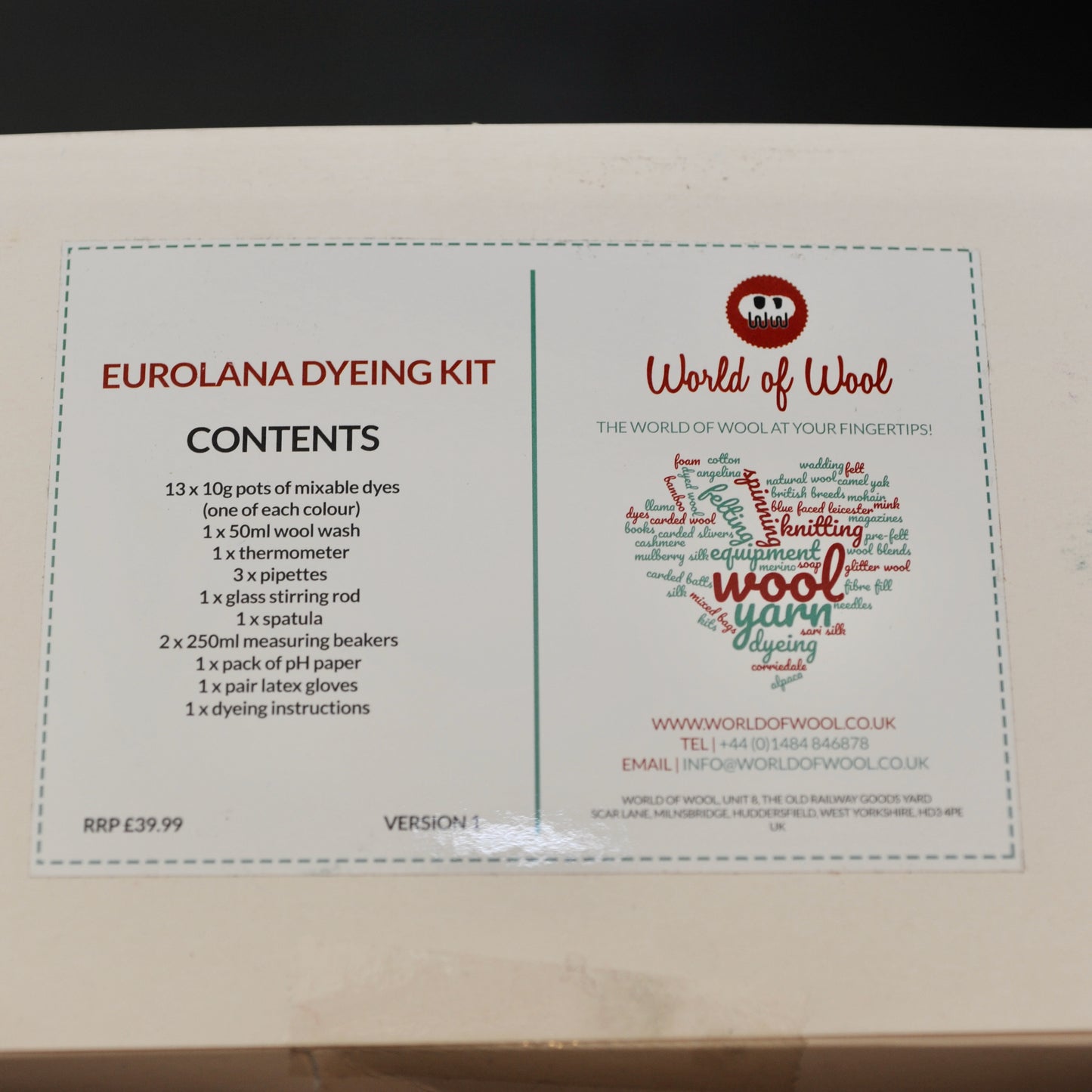 Eurolana Dyeing Kit