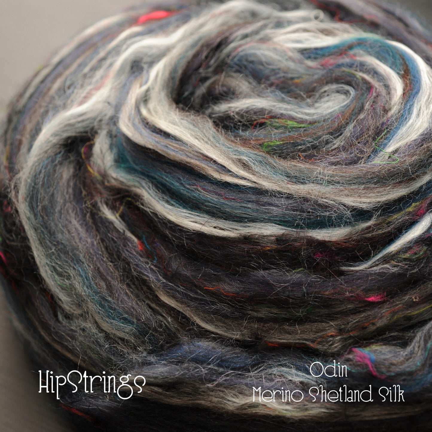 Odin Merino Shetland Silk Signature Blend Combed Top - 4 oz