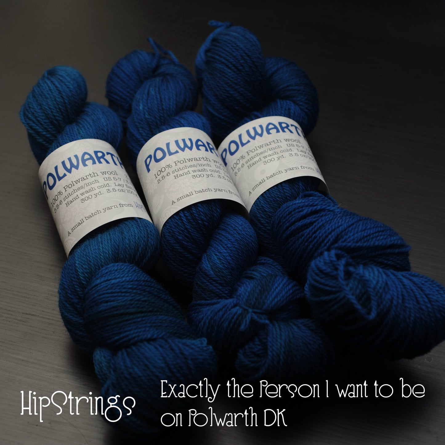 Exactly the Person that I want to be on Polwarth woo DK yarn - 300yd/100g