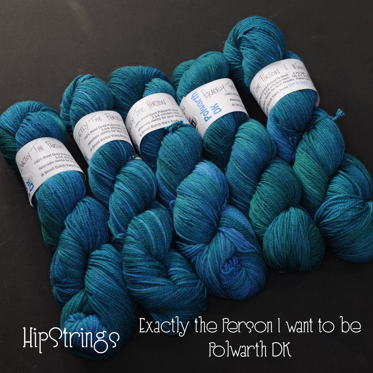Exactly the Person that I want to be on Polwarth woo DK yarn - 300yd/100g