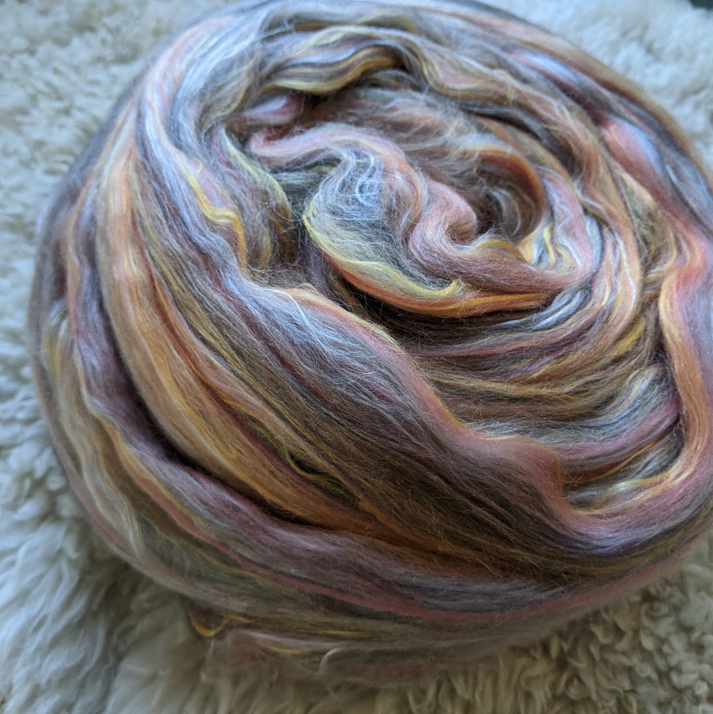 Rose Gold Merino Silk Signature Blend - 4 oz