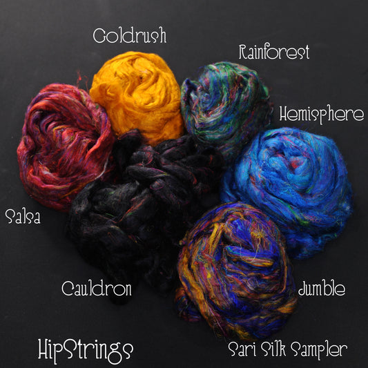 Sari Silk Combed Top by the oz