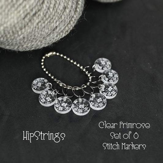 Primrose Snagless Stitch Markers - Set of 8