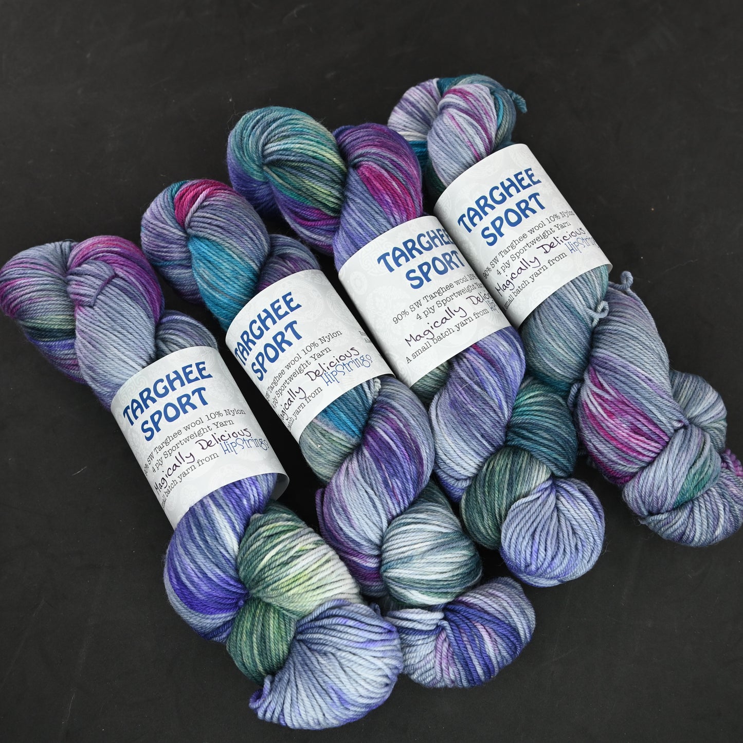 Magically Delicious on Hand Dyed SW Targhee Sport Yarn - 300 yd/100 g