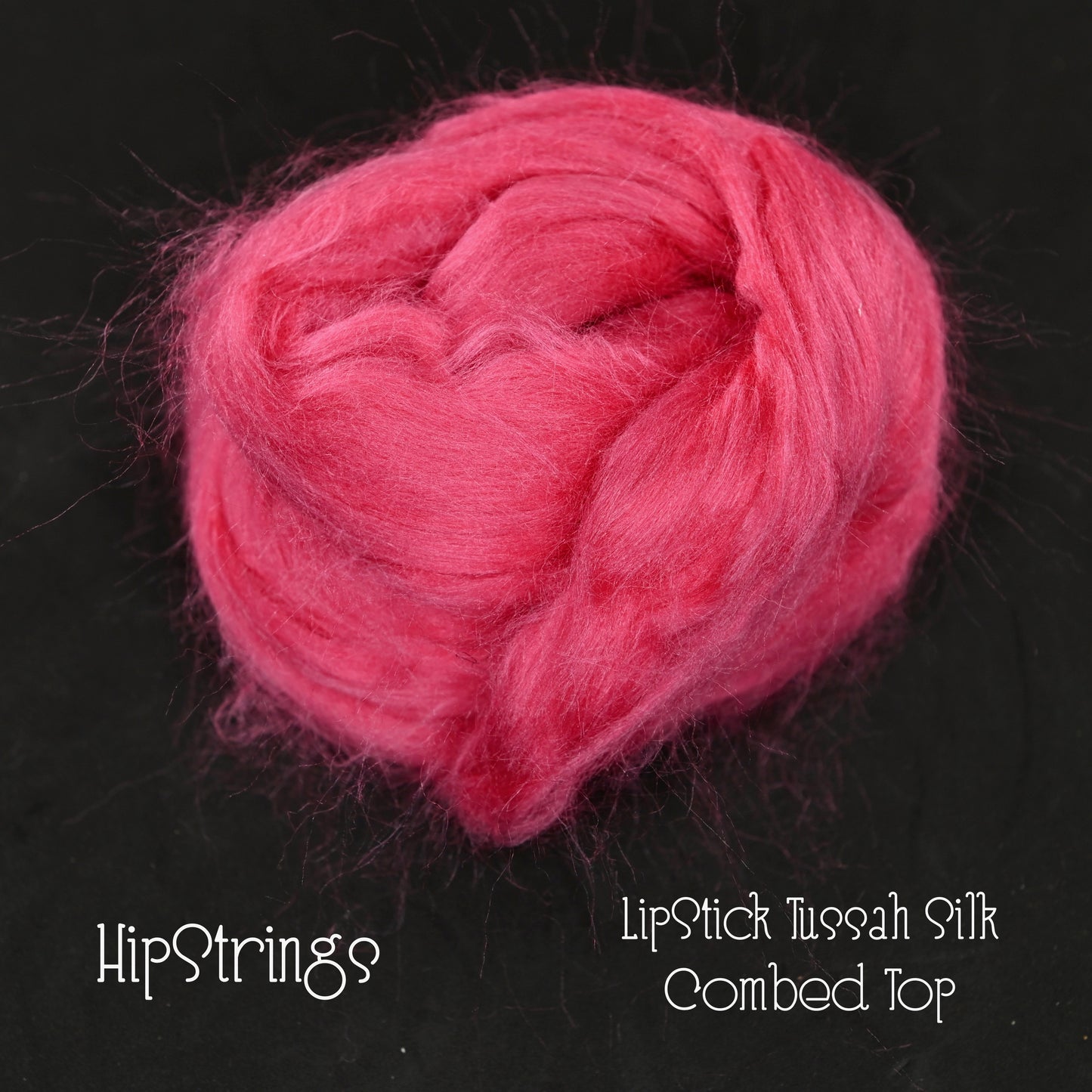 Tussah Silk Combed Top by the oz - Dyed and UnDyed