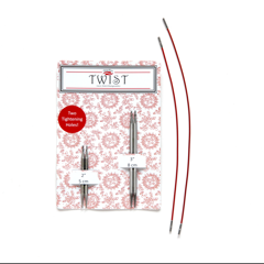ChiaoGoo Twist Red Lace Interchangeable Tips 4in Size 6 4mm