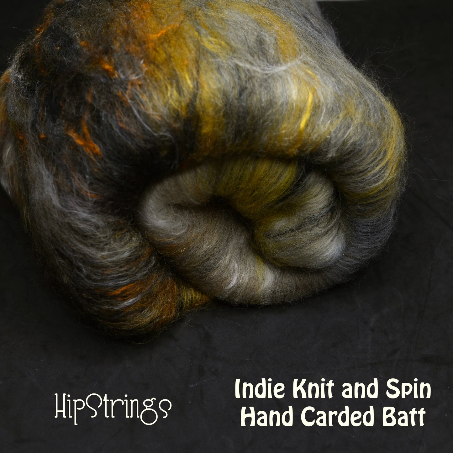 *September Exclusive* Indie Knit and Spin Hand Carded Batt - Merino Shetland BFL Silk - 4 oz