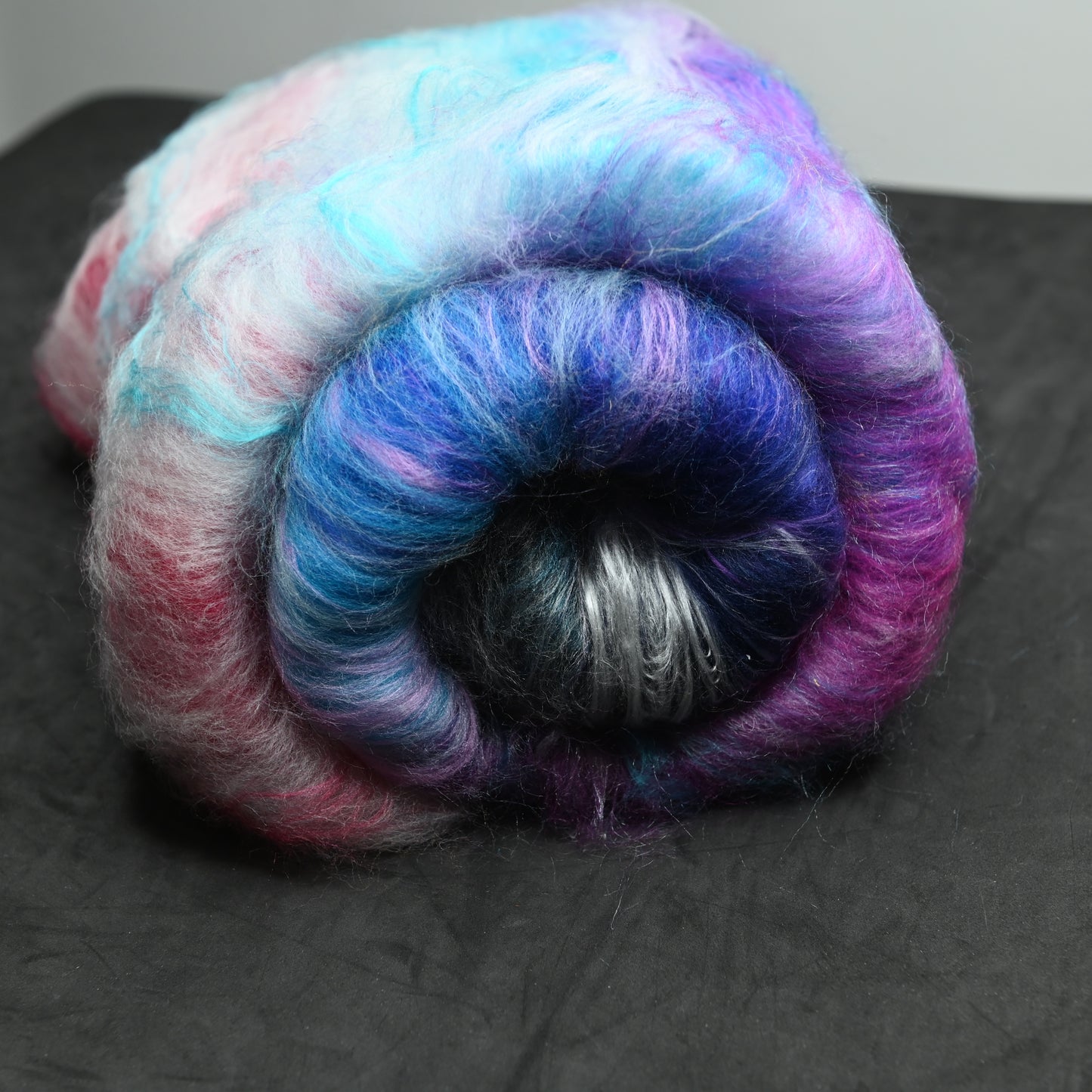 *June Exclusive* Unicorn DJ Hand Carded Batt - Merino Silk Bamboo - 4 oz
