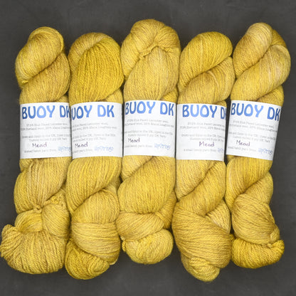 Mead on Hand Dyed Buoy DK wool yarn (BFL/Shetland/Manx) - 100 g