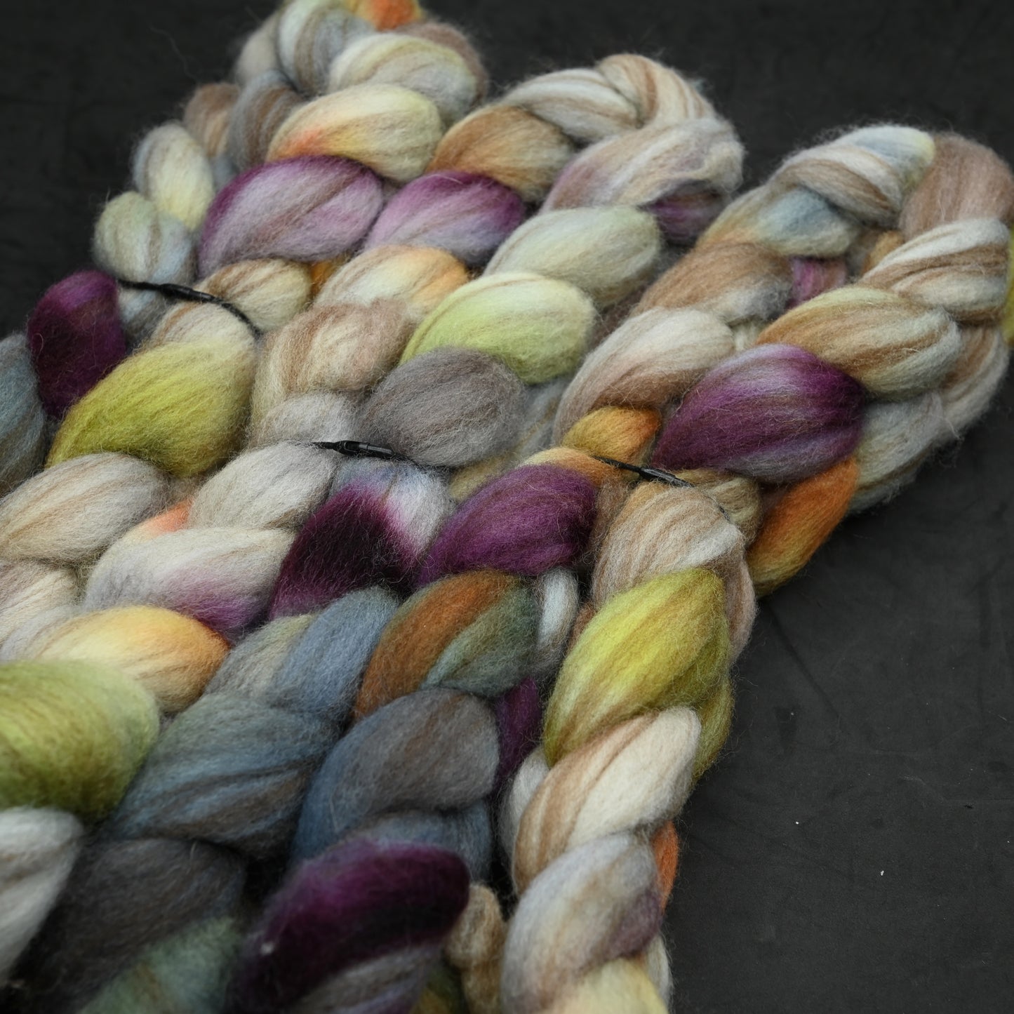 Haunted on Hand Dyed Buoy (BFL/Shetland/Manx Wool) Signature Blend Combed Top - 4 oz