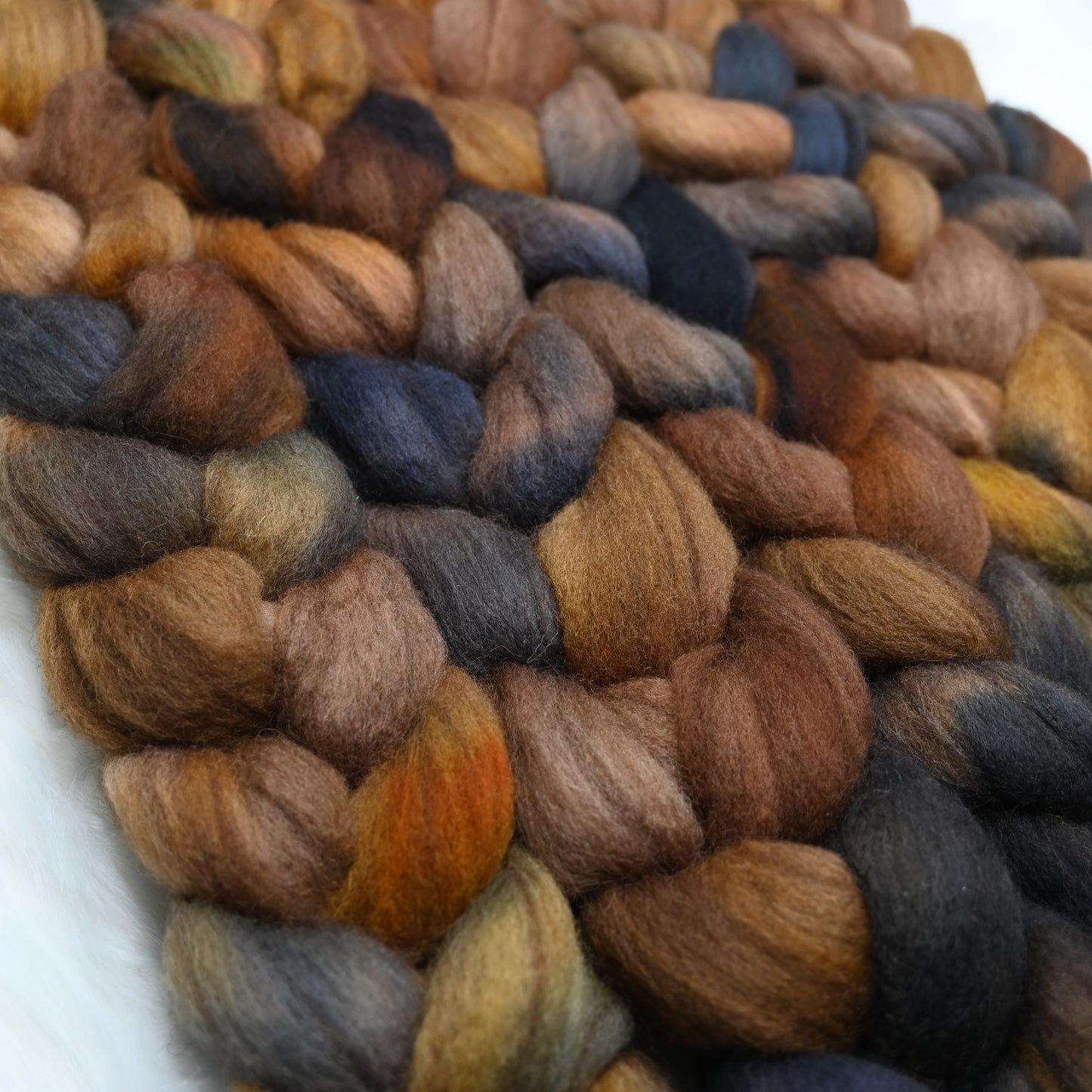 Playground on Hand Dyed Buoy (BFL/Shetland/Manx Wool) Signature Blend Combed Top - 4 oz