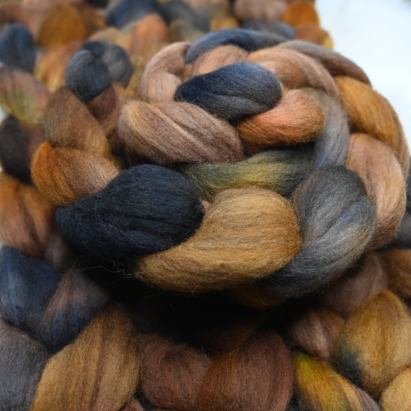 Playground on Hand Dyed Buoy (BFL/Shetland/Manx Wool) Signature Blend Combed Top - 4 oz