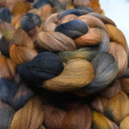 Playground on Hand Dyed Buoy (BFL/Shetland/Manx Wool) Signature Blend Combed Top - 4 oz