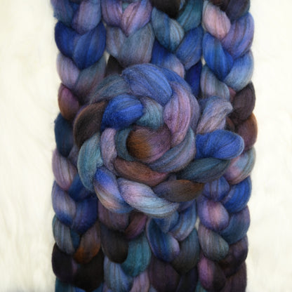 Stormking on Hand Dyed Buoy (BFL/Shetland/Manx Wool) Signature Blend Combed Top - 4 oz