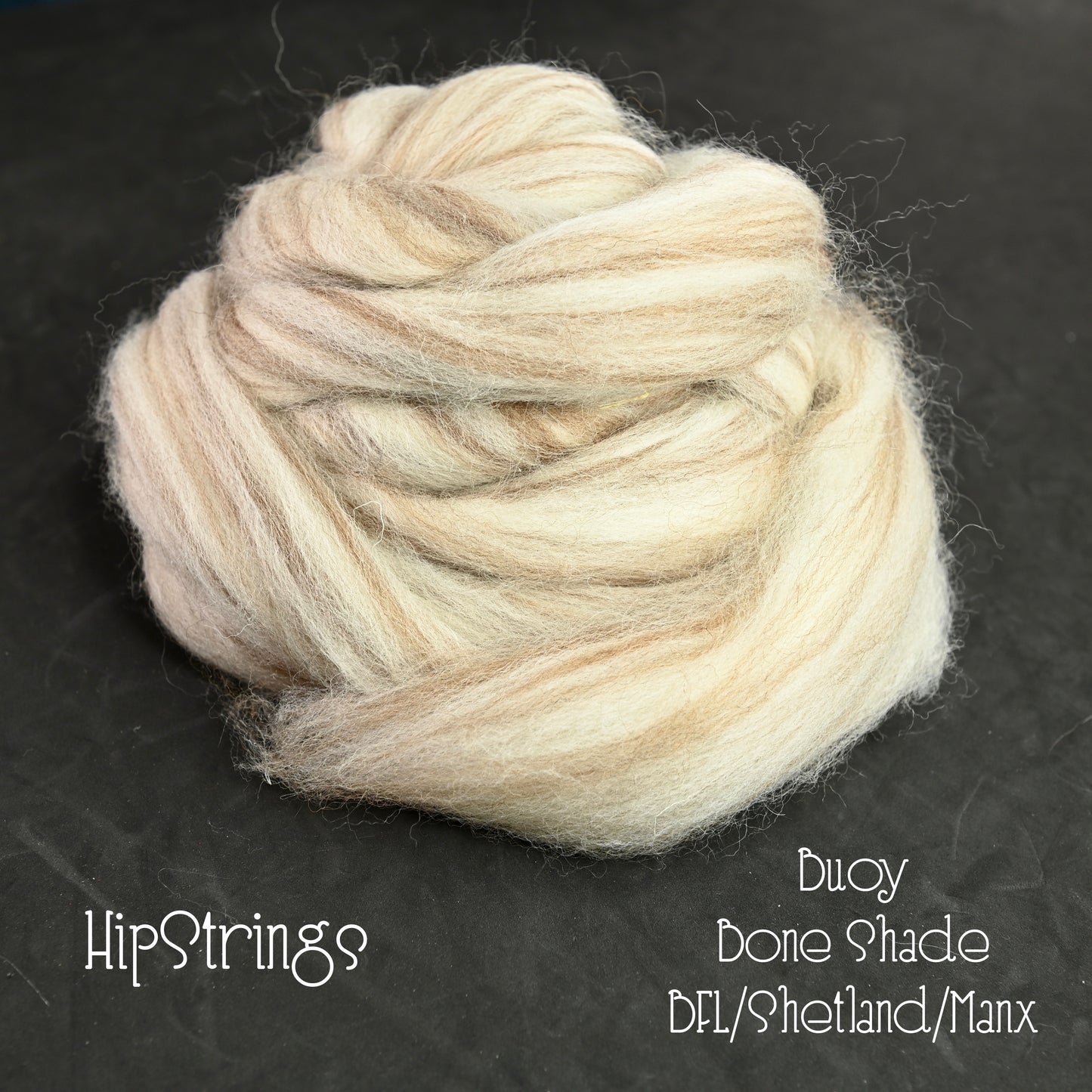 Shades of Buoy Signature Blend Combed Top - BFL Shetland Manx Loaghtan Wool - 4 oz