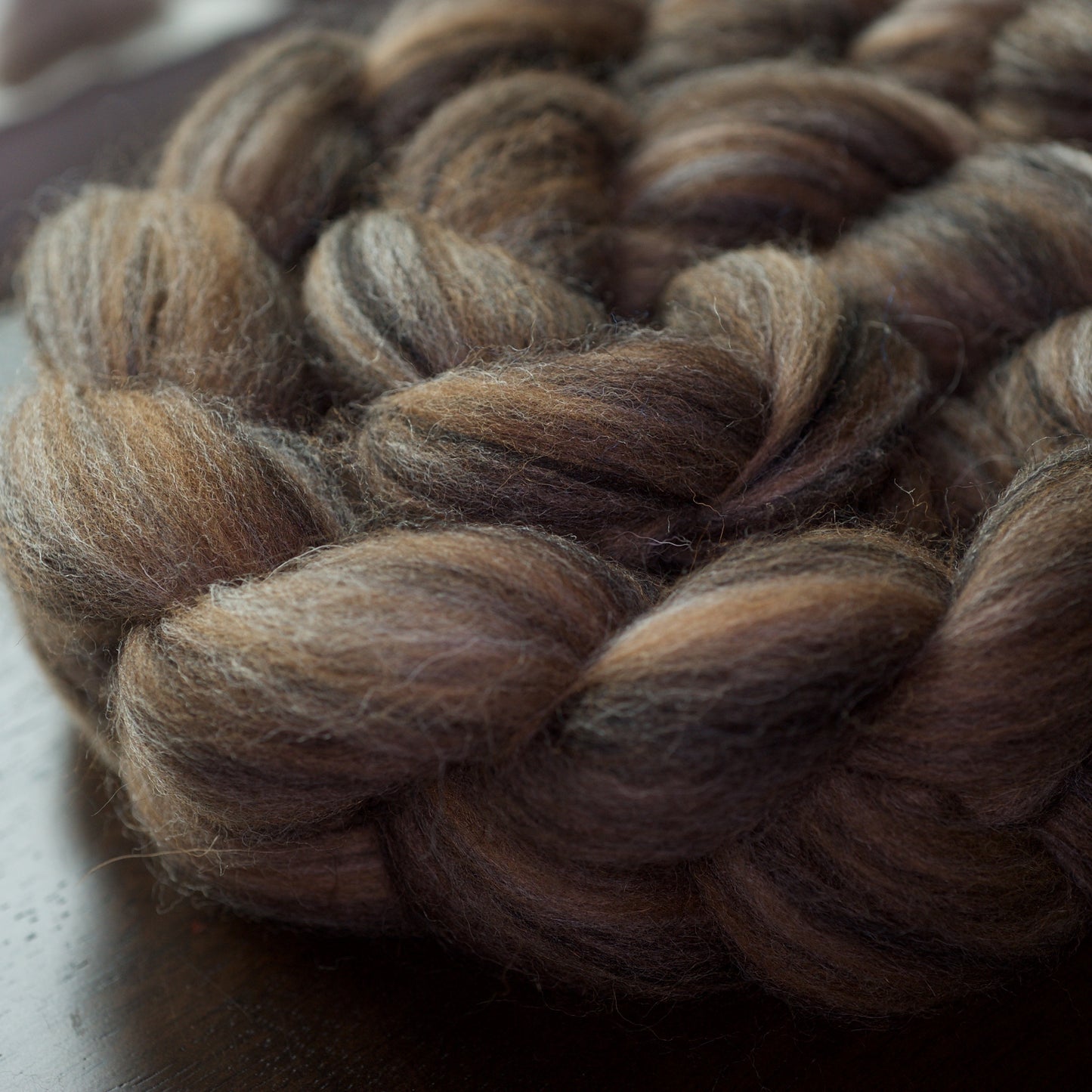 Shades of Buoy Signature Blend Combed Top - BFL Shetland Manx Loaghtan Wool - 4 oz