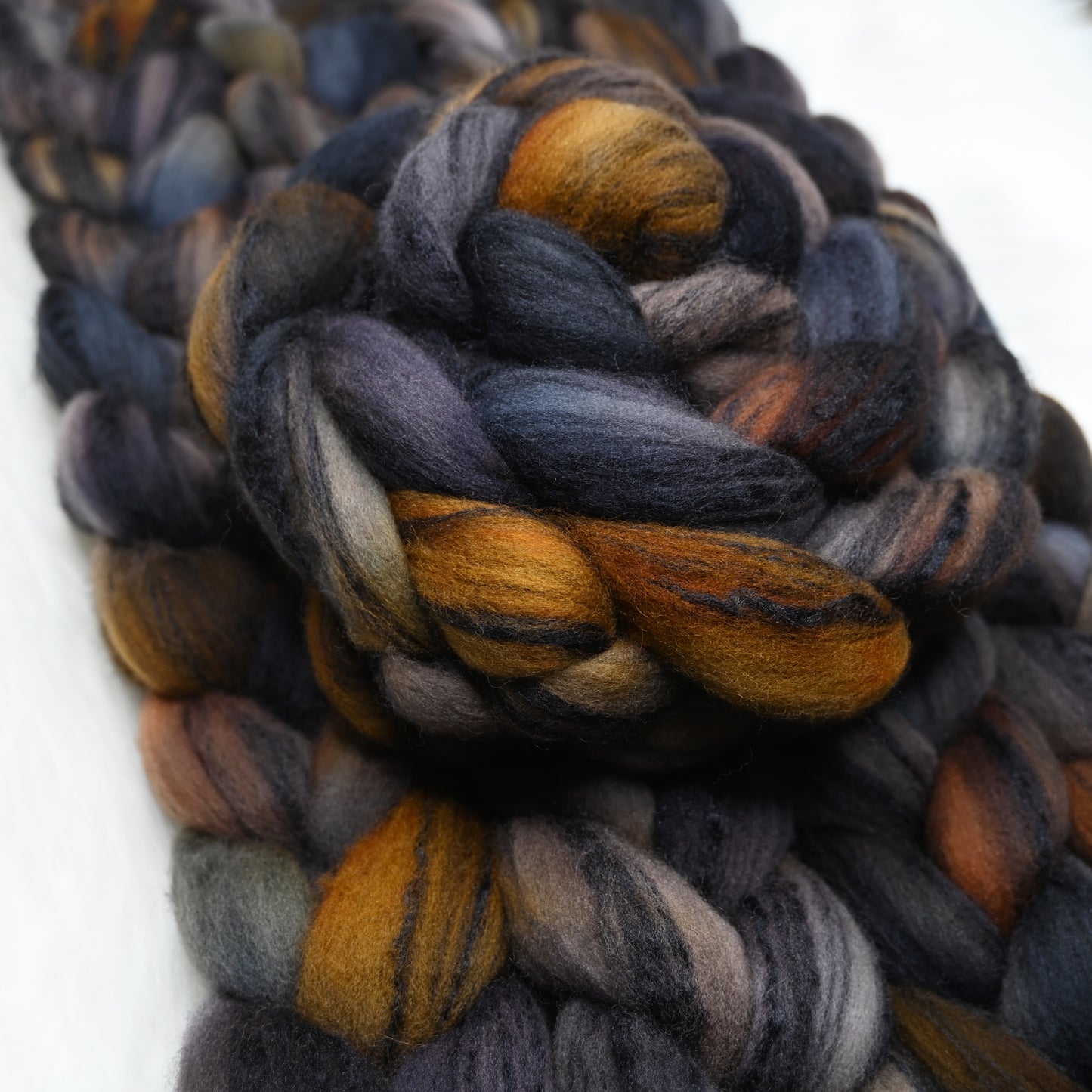 Playground on Hand Dyed 80/20 Cormo Wool Tussah Silk Combed Top - 4 oz